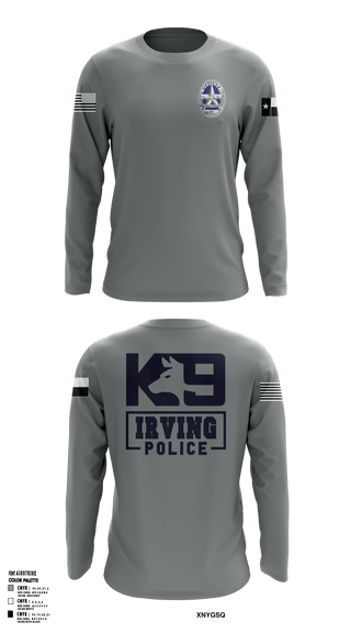 Long Sleeve Performance Shirt, , Police, Teamtime, Team time, sublimation, custom sports apparel, team uniforms, spirit wear, spiritwear, sports uniforms, custom shirts, team store, custom team store, fundraiser sports, apparel fundraiser