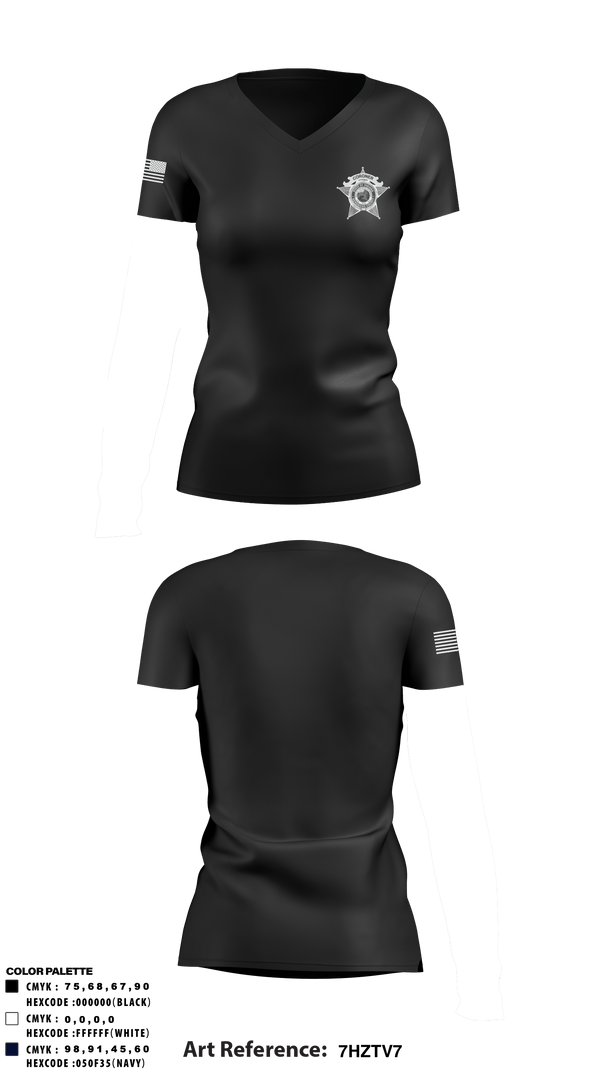 Women's Short Sleeve Vneck Shirt, , Fire Department, Teamtime, Team time, sublimation, custom sports apparel, team uniforms, spirit wear, spiritwear, sports uniforms, custom shirts, team store, custom team store, fundraiser sports, apparel fundraiser
