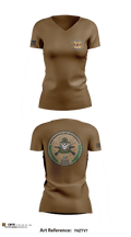 Weapons Training Battalion 3430348 Women's Short Sleeve V-neck Shirt - 4