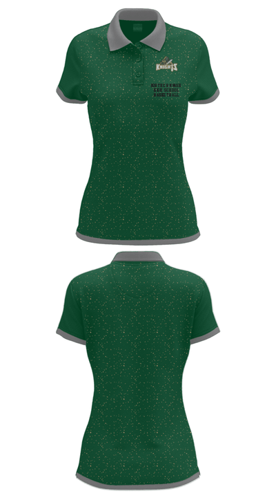 Northern Nash High School Basketball 25776316 Women's Short Sleeve Performance Polo  - 34