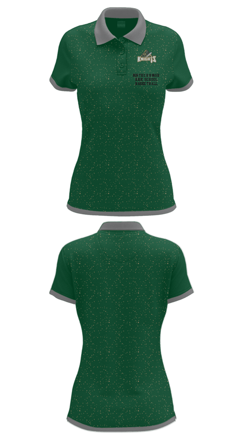 Women's Short Sleeve Performance Polo, Northern Nash High School Basketball, Women's Basketball, Teamtime, Team time, sublimation, custom sports apparel, team uniforms, spirit wear, spiritwear, sports uniforms, custom shirts, team store, custom team store, fundraiser sports, apparel fundraiser