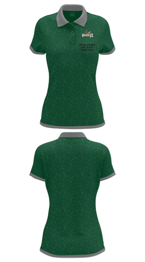 Women's Short Sleeve Performance Polo, Northern Nash High School Basketball, Women's Basketball, Teamtime, Team time, sublimation, custom sports apparel, team uniforms, spirit wear, spiritwear, sports uniforms, custom shirts, team store, custom team store, fundraiser sports, apparel fundraiser