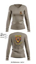272 Chemical Decon 1 62690380 Women's Long Sleeve V-neck Shirt - 10