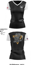 SUDT GAMING 90461587 Women's Short Sleeve V-neck Shirt - 1