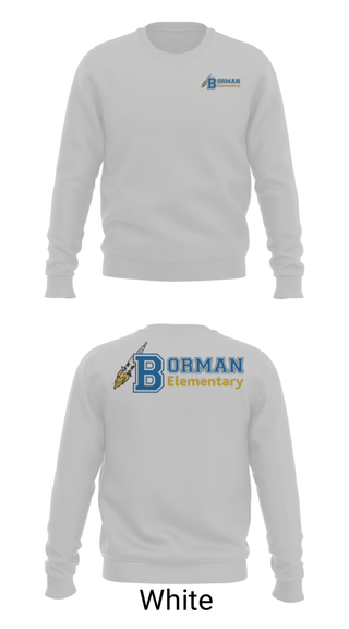 Crew Neck Sweatshirt, Frank Borman School, Spirit Store, Teamtime, Team time, sublimation, custom sports apparel, team uniforms, spirit wear, spiritwear, sports uniforms, custom shirts, team store, custom team store, fundraiser sports, apparel fundraiser