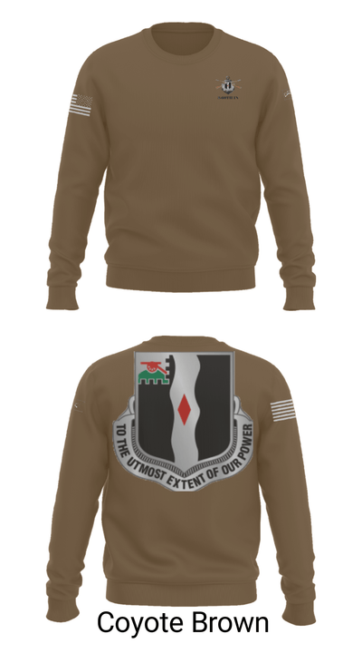3rd Battalion 60th infantry Regiment River Raiders 94205182 Crew Neck Sweatshirt - 10