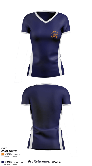 Women's Short Sleeve Vneck Shirt, Mosholu Day Camp, Spirit Store, Teamtime, Team time, sublimation, custom sports apparel, team uniforms, spirit wear, spiritwear, sports uniforms, custom shirts, team store, custom team store, fundraiser sports, apparel fundraiser