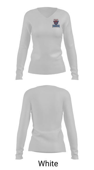 Women's Long Sleeve Vneck Shirt, Wallis Annenberg High School, Spirit Store, Teamtime, Team time, sublimation, custom sports apparel, team uniforms, spirit wear, spiritwear, sports uniforms, custom shirts, team store, custom team store, fundraiser sports, apparel fundraiser