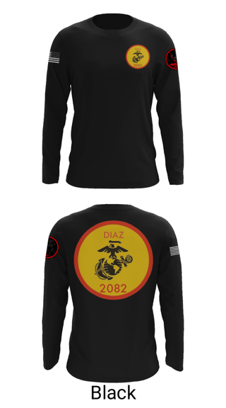 Long Sleeve Performance Shirt, , Marines, Teamtime, Team time, sublimation, custom sports apparel, team uniforms, spirit wear, spiritwear, sports uniforms, custom shirts, team store, custom team store, fundraiser sports, apparel fundraiser