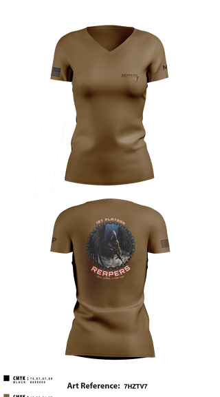 Women's Short Sleeve Vneck Shirt, , Army, Teamtime, Team time, sublimation, custom sports apparel, team uniforms, spirit wear, spiritwear, sports uniforms, custom shirts, team store, custom team store, fundraiser sports, apparel fundraiser