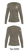 1128th Forward Support Company 33272257 Women's Long Sleeve V-neck Shirt - 41