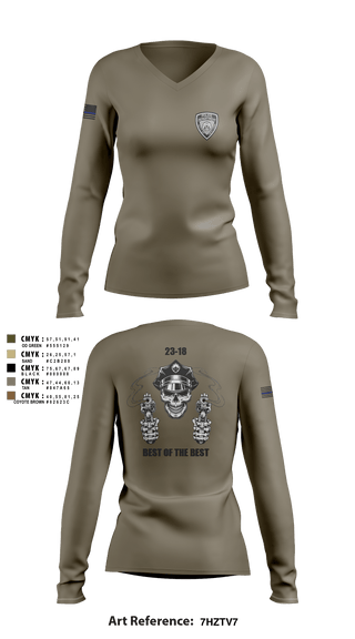 Women's Long Sleeve Vneck Shirt, , , Teamtime, Team time, sublimation, custom sports apparel, team uniforms, spirit wear, spiritwear, sports uniforms, custom shirts, team store, custom team store, fundraiser sports, apparel fundraiser