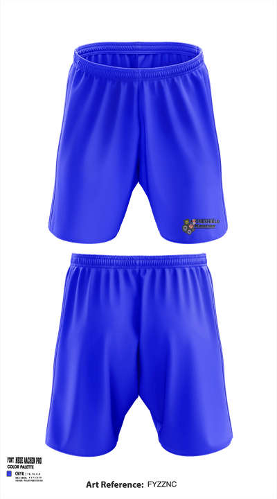 StoneShield Ministries 46162307 Athletic Shorts With Pockets - 1