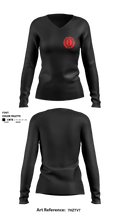 Alpha One Security Group 81233537 Women's Long Sleeve V-neck Shirt - 4