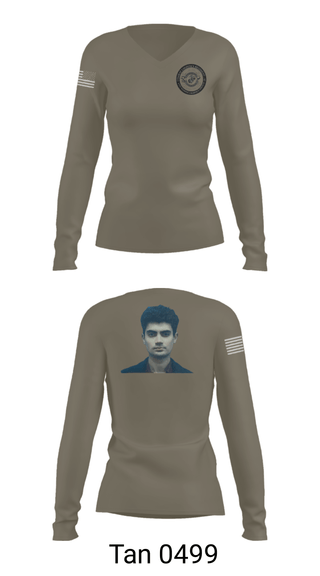 Women's Long Sleeve Vneck Shirt, , Marines, Teamtime, Team time, sublimation, custom sports apparel, team uniforms, spirit wear, spiritwear, sports uniforms, custom shirts, team store, custom team store, fundraiser sports, apparel fundraiser