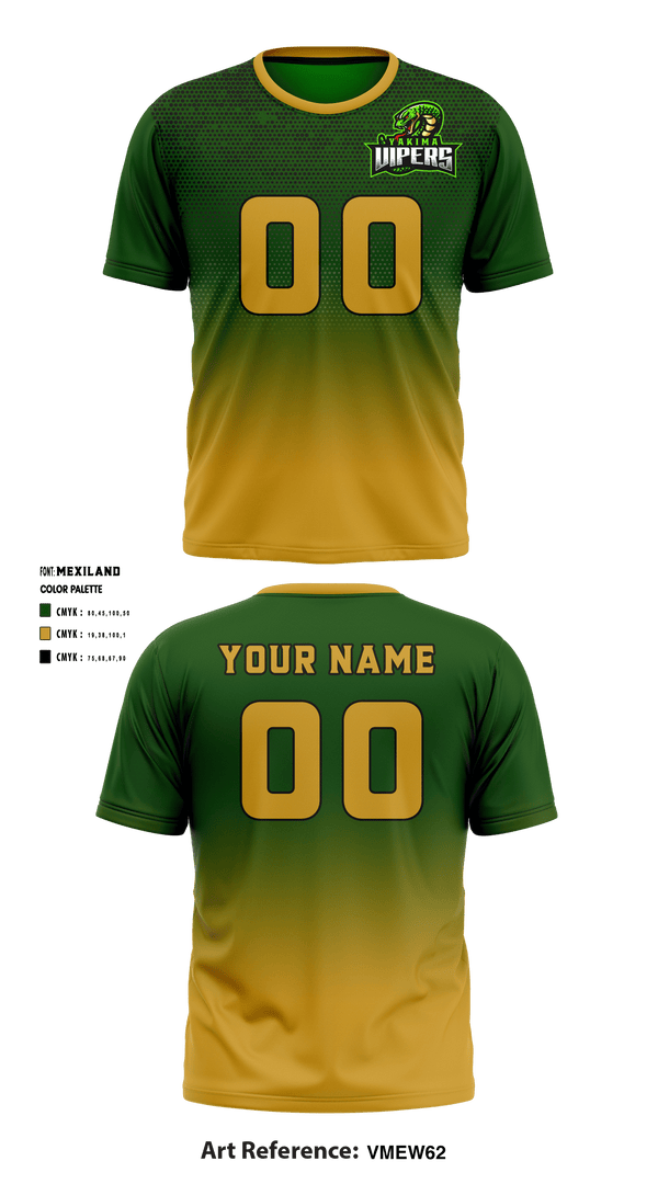 Short Sleeve Performance Shirt, Yakima Vipers, Football, Teamtime, Team time, sublimation, custom sports apparel, team uniforms, spirit wear, spiritwear, sports uniforms, custom shirts, team store, custom team store, fundraiser sports, apparel fundraiser