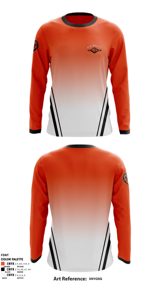 Long Sleeve Performance Shirt, Elk Valley Senior High School, Spirit Store, Teamtime, Team time, sublimation, custom sports apparel, team uniforms, spirit wear, spiritwear, sports uniforms, custom shirts, team store, custom team store, fundraiser sports, apparel fundraiser