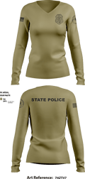District 13 TF 92193766 Women's Long Sleeve V-neck Shirt - 12
