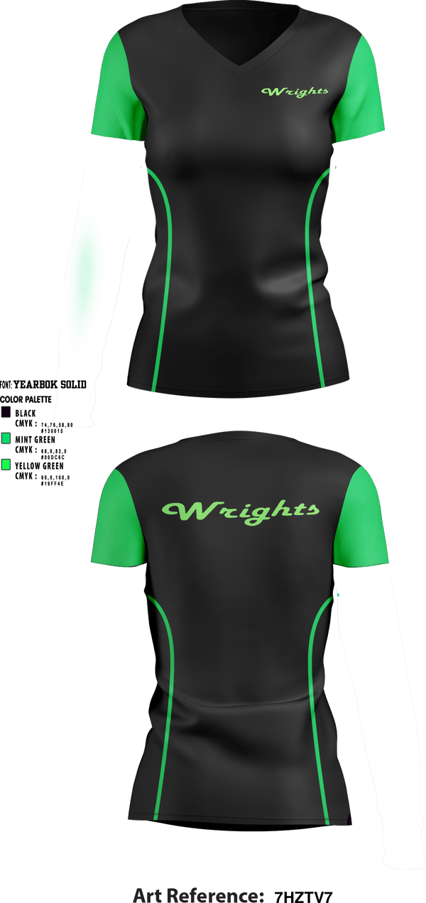 Women's Short Sleeve Vneck Shirt, Wrights road service, , Teamtime, Team time, sublimation, custom sports apparel, team uniforms, spirit wear, spiritwear, sports uniforms, custom shirts, team store, custom team store, fundraiser sports, apparel fundraiser