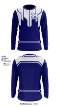 Memorial High School 86392532 Long Sleeve Performance Shirt - 1