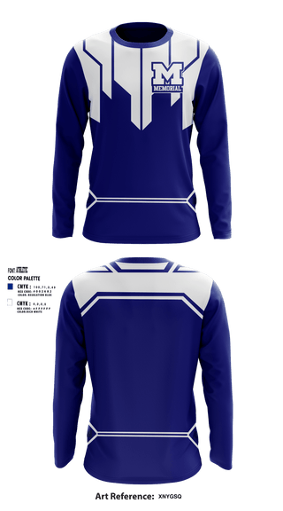 Long Sleeve Performance Shirt, Memorial High School, Spirit Store, Teamtime, Team time, sublimation, custom sports apparel, team uniforms, spirit wear, spiritwear, sports uniforms, custom shirts, team store, custom team store, fundraiser sports, apparel fundraiser