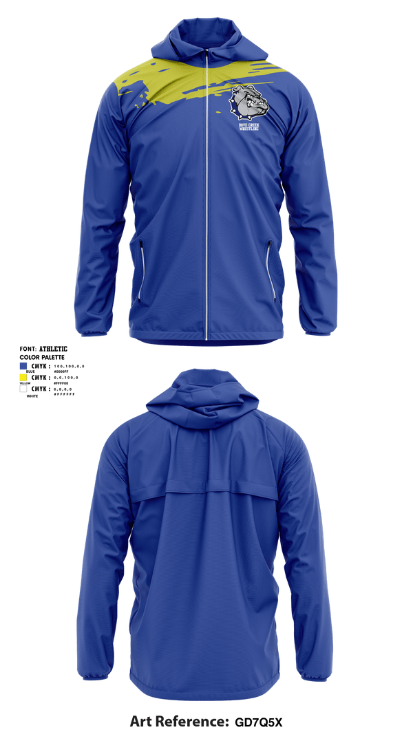 Windbreaker, Dove Creek High School Wrestling, Wrestling, Teamtime, Team time, sublimation, custom sports apparel, team uniforms, spirit wear, spiritwear, sports uniforms, custom shirts, team store, custom team store, fundraiser sports, apparel fundraiser