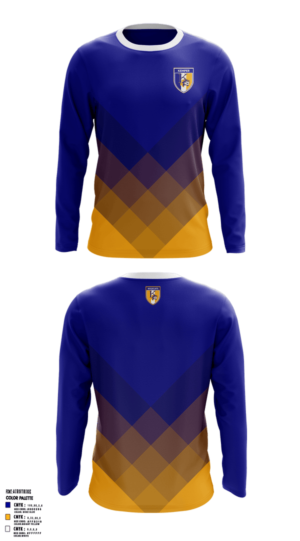 Long Sleeve Performance Shirt, Kemper County High School, Spirit Store, Teamtime, Team time, sublimation, custom sports apparel, team uniforms, spirit wear, spiritwear, sports uniforms, custom shirts, team store, custom team store, fundraiser sports, apparel fundraiser