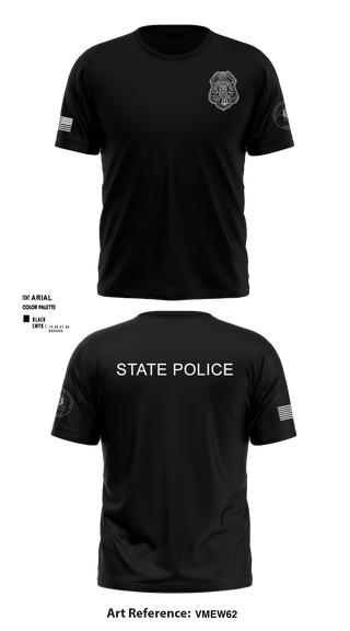 Short Sleeve Performance Shirt, , Police, Teamtime, Team time, sublimation, custom sports apparel, team uniforms, spirit wear, spiritwear, sports uniforms, custom shirts, team store, custom team store, fundraiser sports, apparel fundraiser