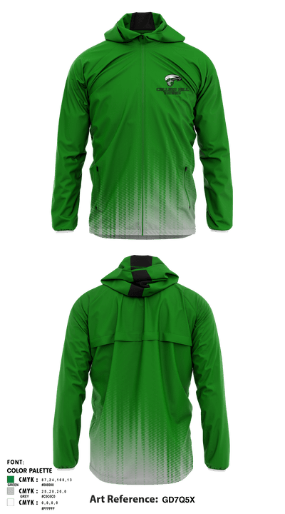 Collins Hill High School Tennis 13929141 Windbreaker - 1