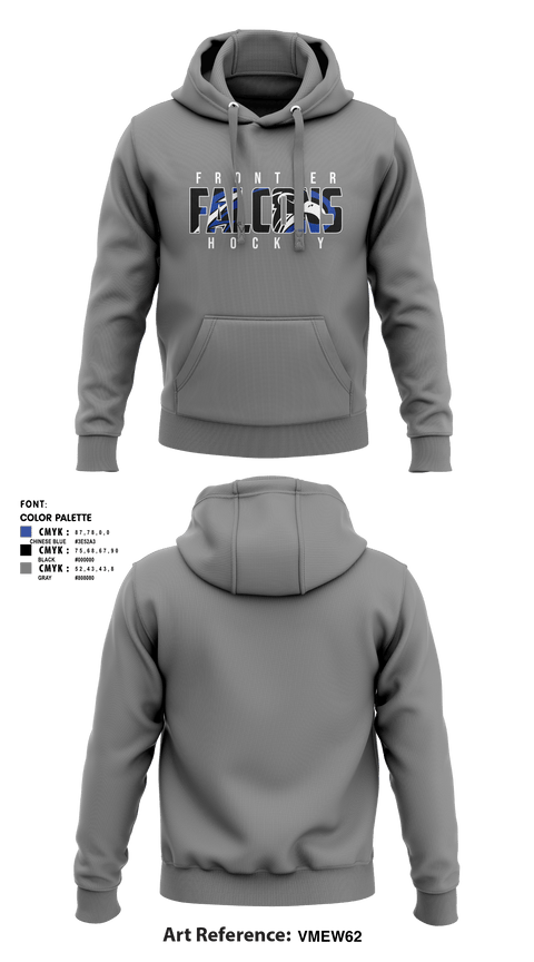 Hoodie, Frontier Central Hockey, Hockey, Teamtime, Team time, sublimation, custom sports apparel, team uniforms, spirit wear, spiritwear, sports uniforms, custom shirts, team store, custom team store, fundraiser sports, apparel fundraiser