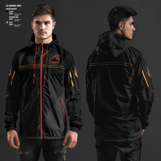 Windbreaker, Trident Militia, E-Sports, Teamtime, Team time, sublimation, custom sports apparel, team uniforms, spirit wear, spiritwear, sports uniforms, custom shirts, team store, custom team store, fundraiser sports, apparel fundraiser