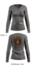 315 SFS CHS 73678027 Women's Long Sleeve V-neck Shirt - 4