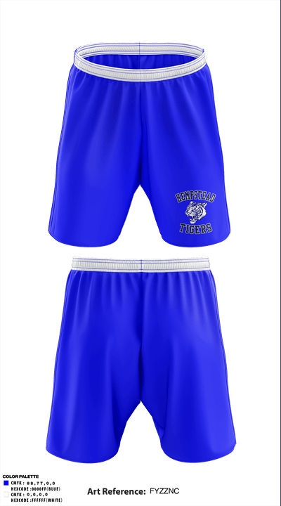 Hempstead High School Baseball 11963769 Athletic Shorts With Pockets - 1