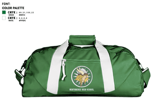 Duffle Bag, Northridge High School, Spirit Store, Teamtime, Team time, sublimation, custom sports apparel, team uniforms, spirit wear, spiritwear, sports uniforms, custom shirts, team store, custom team store, fundraiser sports, apparel fundraiser