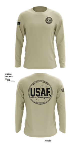 Long Sleeve Performance Shirt, , Air Force, Teamtime, Team time, sublimation, custom sports apparel, team uniforms, spirit wear, spiritwear, sports uniforms, custom shirts, team store, custom team store, fundraiser sports, apparel fundraiser