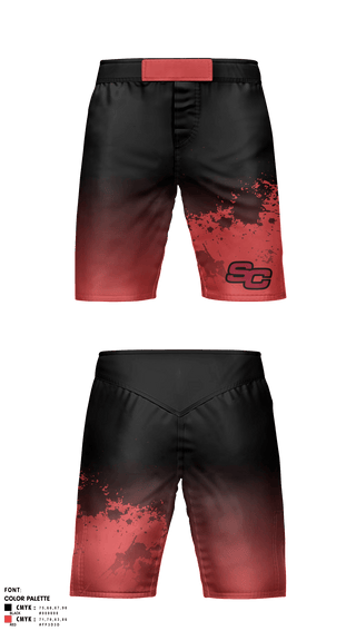 Fight Shorts, Sioux Central Rebels, Wrestling, Teamtime, Team time, sublimation, custom sports apparel, team uniforms, spirit wear, spiritwear, sports uniforms, custom shirts, team store, custom team store, fundraiser sports, apparel fundraiser