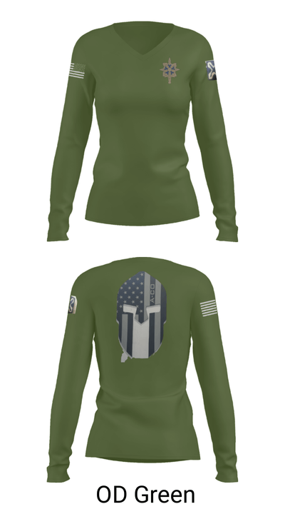 Alpha Company 223MI 2860942 Women's Long Sleeve V-neck Shirt - 39