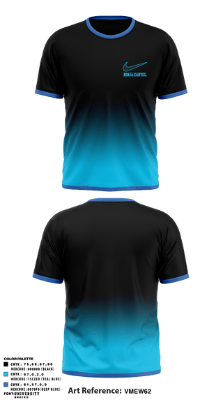 Short Sleeve Performance Shirt, Ninja Cartel, Tennis, Teamtime, Team time, sublimation, custom sports apparel, team uniforms, spirit wear, spiritwear, sports uniforms, custom shirts, team store, custom team store, fundraiser sports, apparel fundraiser