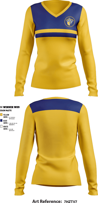 Women's Long Sleeve Vneck Shirt, Cornerstone Christian School, Spirit Store, Teamtime, Team time, sublimation, custom sports apparel, team uniforms, spirit wear, spiritwear, sports uniforms, custom shirts, team store, custom team store, fundraiser sports, apparel fundraiser