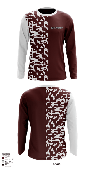 Long Sleeve Performance Shirt, Eagle View Elementary School, Spirit Store, Teamtime, Team time, sublimation, custom sports apparel, team uniforms, spirit wear, spiritwear, sports uniforms, custom shirts, team store, custom team store, fundraiser sports, apparel fundraiser