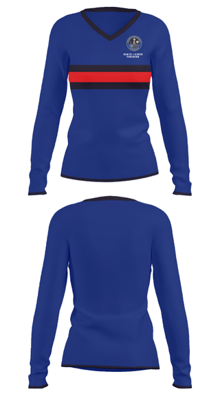 Women's Long Sleeve Vneck Shirt, Search & Rescue Foundation, , Teamtime, Team time, sublimation, custom sports apparel, team uniforms, spirit wear, spiritwear, sports uniforms, custom shirts, team store, custom team store, fundraiser sports, apparel fundraiser