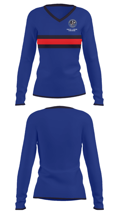 Search & Rescue Foundation 14236204 Women's Long Sleeve V-neck Shirt - 24