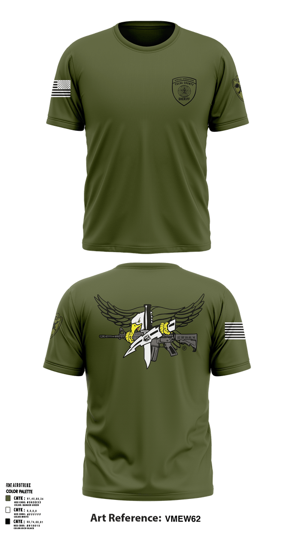 Short Sleeve Performance Shirt, Tulsa County Sheriff’s Office Special Weapons and Tactics, Police, Teamtime, Team time, sublimation, custom sports apparel, team uniforms, spirit wear, spiritwear, sports uniforms, custom shirts, team store, custom team store, fundraiser sports, apparel fundraiser