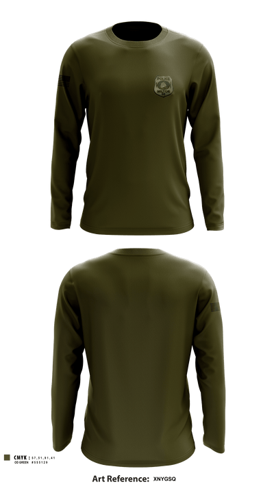 Milton Police Department 34508245 Long Sleeve Performance Shirt - 5