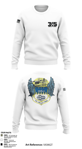 Crew Neck Sweatshirt, , Air Force, Teamtime, Team time, sublimation, custom sports apparel, team uniforms, spirit wear, spiritwear, sports uniforms, custom shirts, team store, custom team store, fundraiser sports, apparel fundraiser