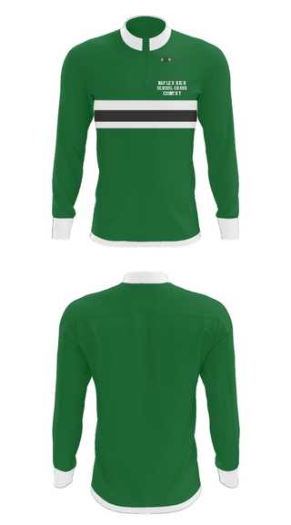 Quarter Zip Jacket, Naples High School Cross Country, Cross Country, Teamtime, Team time, sublimation, custom sports apparel, team uniforms, spirit wear, spiritwear, sports uniforms, custom shirts, team store, custom team store, fundraiser sports, apparel fundraiser
