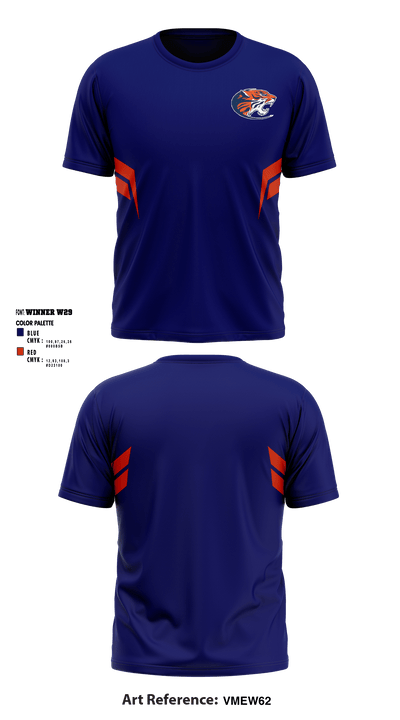 Wilson Preparatory Academy Basketball 93288962 Short Sleeve Performance Shirt - 1
