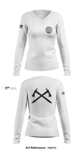 A/92 ÇA 11223149 Women's Long Sleeve V-neck Shirt - 3
