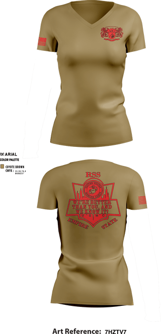 Women's Short Sleeve Vneck Shirt, RSS EMPIRE STATE, Marines, Teamtime, Team time, sublimation, custom sports apparel, team uniforms, spirit wear, spiritwear, sports uniforms, custom shirts, team store, custom team store, fundraiser sports, apparel fundraiser