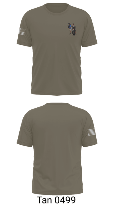 343rd QM 42426105 Short Sleeve Performance Shirt - 35